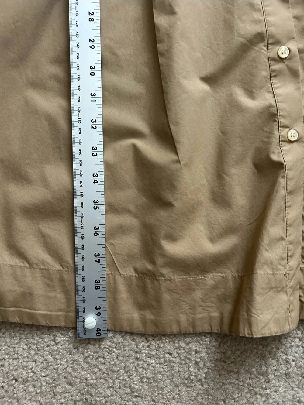 J. Crew Long-Sleeve Button Front Shirt Dress